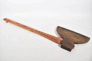 lot 359 image: Wood-Handled Iron Axe