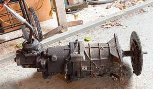 lot 575 image: Transmission with Clutch Plate- Illegible Marks, Likely Ford