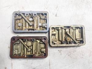 lot 769 image: 3 Vintage Carburetor Metering Blocks