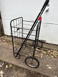 lot 514 image: Collapsible Wire Push Cart