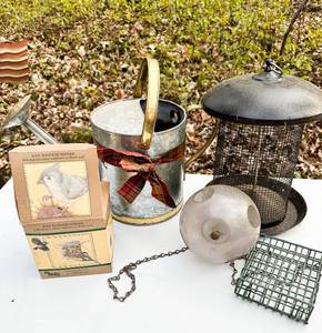 lot 506 image: Bird Feeders and Watering Can