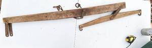 lot 505 image: Antique Wooden Ox Yoke