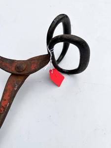 lot 508 image: Vintage Wrought Iron Ice Tongs