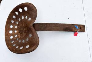 lot 502 image: Antique Metal Tractor Seat