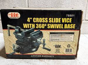 lot 668 image: IIT 4 Cross Slide Vice with 360 Swivel Base
