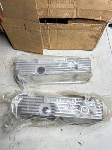 lot 767 image: Offenshauser 6174 Polished Valve Covers, New or Like New