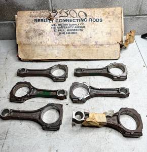 lot 752 image: Set of 6 Vintage Connecting Rods