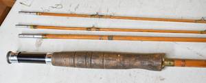 lot 787 image: South Bend 24-9 Fly Fishing Rod w Sock and Tube Case