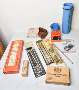 lot 818 image: Assortment of Gun Cleaning and Maintenance Accessories