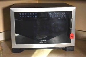 lot 96 image: Sharp Stainless Steel Platinum Collection Microwave