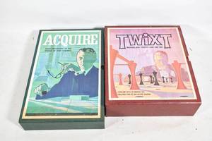 lot 310 image: 2 Vintage 1960s Classic 3M Games, Acquire and Twixt