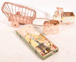 lot 462 image: ChildBaby Decor and Paper Dolls