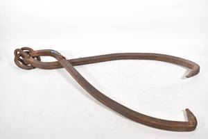 lot 360 image: Large Iron Ice Tongs