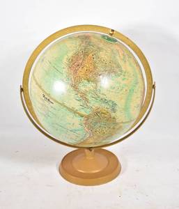 lot 288 image: Vintage World Ocean Series Globe on Stand