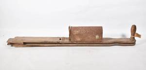 lot 355 image: Antique Wood Acme Hand Corn Planter