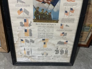 lot 14 image: The Flag Picture 21X29