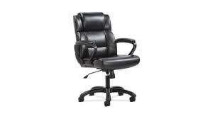 lot 21 image: Sadie CHAIR EXEC LEATHER BLK HVST305 HON COMPANY Sadie HVST305 888206724827