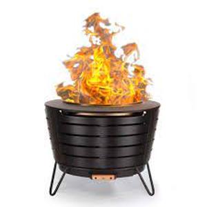 lot 48 image: TIKI Smokeless 25 in. Patio Fire Pit Black Metal