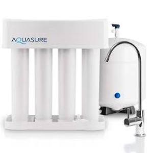 lot 49 image: Aquasure Premier Series 75 GPD Reverse Osmosis Water Filtration System with Chrome Finished Faucet
