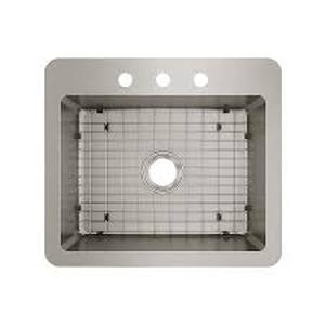 lot 108 image: Elkay Avenue 25 in. Drop inUndermount Single Bowl 18 Gauge Stainless Steel Kitchen Sink with Bottom Grids