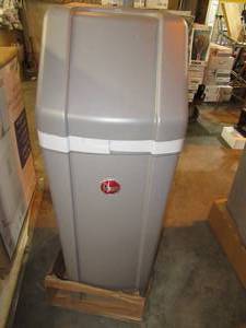 lot 68 image: Rheem Preferred 32,000 Grain Water Softener-Some Damage and Conditions See Pictures for Details