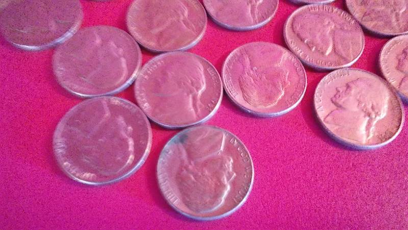 lot 342 image: US Jefferson Nickels.