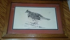 lot 517A image: Kathy Flynn 1976. Pencil Print