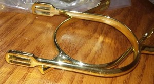 lot 831 image: Reproduction Calvary Style Spurs (4 pr)