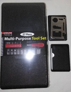 lot 814 image: 27 Piece Multi-Purpose Tool Set with Organizing Case