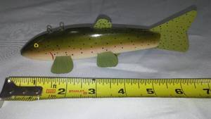 lot 587 image: Spear Fishing Decoy Lawence Bethel