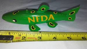 lot 757 image: Spear Fishing Decoy National Fish Decoy ASSOC NFDA 2004.