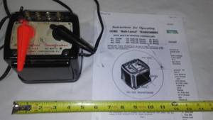 lot 838 image: Lionel Multi Control Transformer.