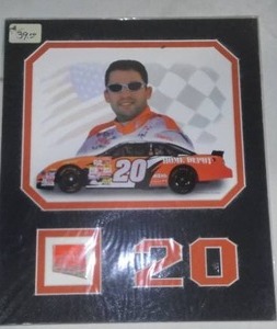lot 849 image: Tony Stewart NASCAR Ltd Ed Matted Collage.