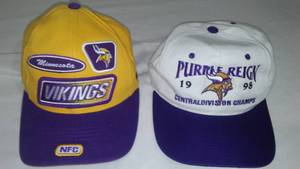 lot 853 image: MN Viking Caps, Vintage.