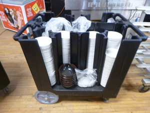 Cambro Plate Trolley with Cover
