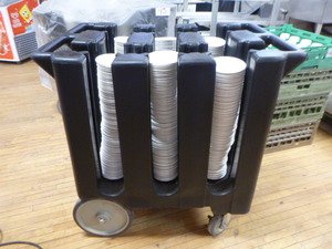 Cambro Plate Trolley with Cover