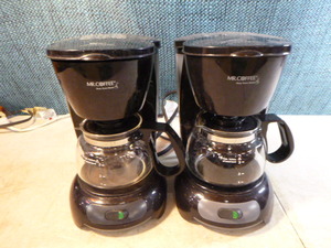 2 Mr. Coffee 4 Cup Coffee Makers