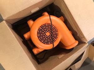 RIDGID 1625 CFM 3-Speed Portable Blower Fan Air Mover with Collapsible Handle and Rear Wheels for Water Damage Restoration  Customer Returns See Pictures