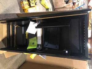 Husky 4-Piece Regular Duty Welded Steel Garage Storage System in Black  Customer Returns See Pictures