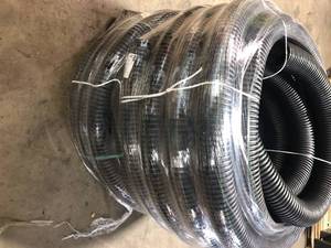 Advanced Drainage Systems 4 in. x 100 ft. Singlewall Perforated Drain Pipe  Customer Returns See Pictures