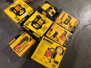 Lot of Assorted Dewalt Portable Power Stations Various Sizes and Conditions Customer Returns See Pictures