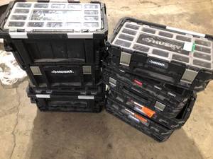 Lot of Husky Tool Boxes Customer Returns See Pictures