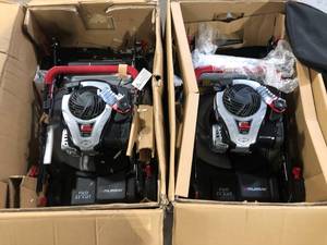 Lot of Assorted Murray Lawn Mowers  Various Sizes and Conditions Customer Returns See Pictures