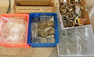 lot 58 image: Canning Jars and Lids...
