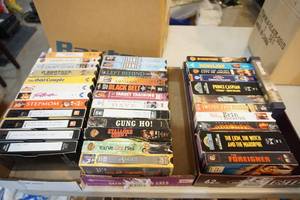 lot 78 image: Hobbies VHS Tapes Movies Etc...