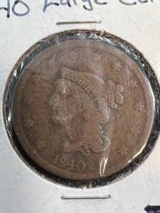 1840 US BRAIDED HAIR LARGE CENT