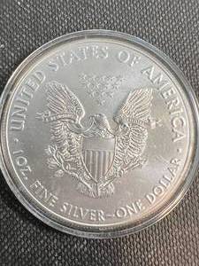 2017 AMERICAN SILVER EAGLE 1 TROY OZ .999 FINE SILVER IN AIRTITE