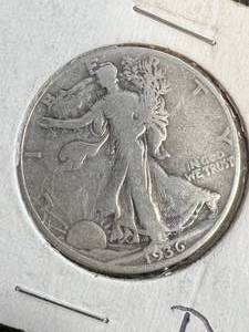 1936-D US WALKING LIBERTY HALF DOLLAR