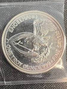 1 TROY OZ .999 FINE SILVER AMERICAN PROSPECTOR ROUND