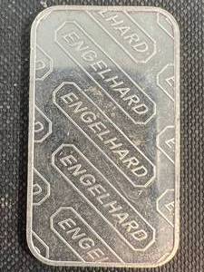 1 TROY OZ .999 FINE SILVER ENGELHARD BAR